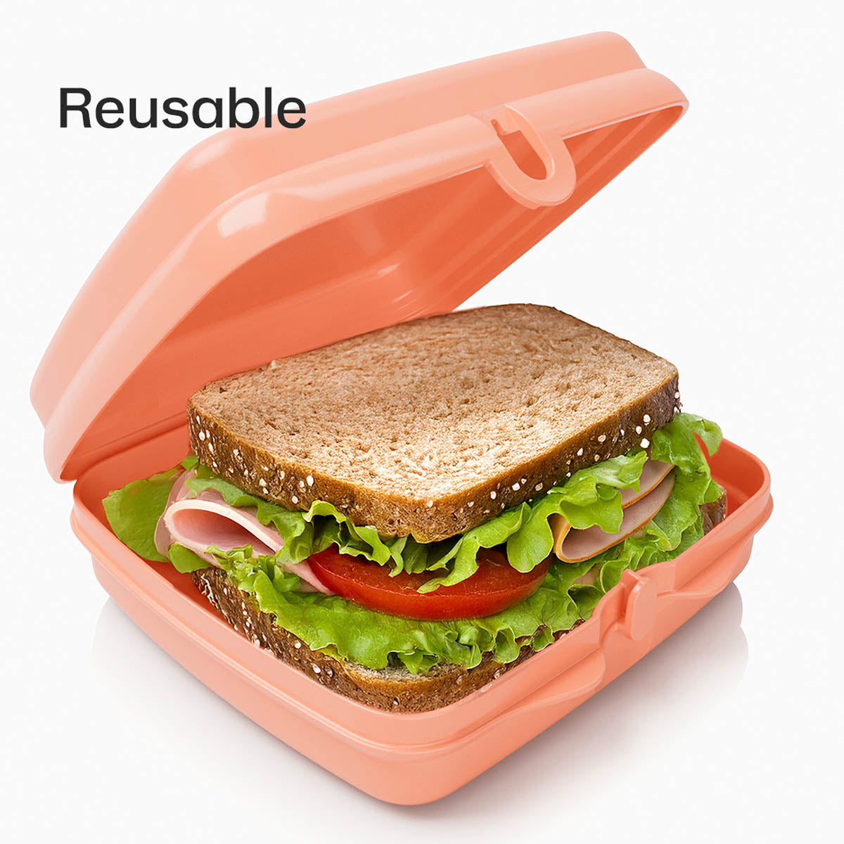 Tupperware? Sandwich Keepers - 2 Easy-Open Lunch Boxes for Kids - Image 5