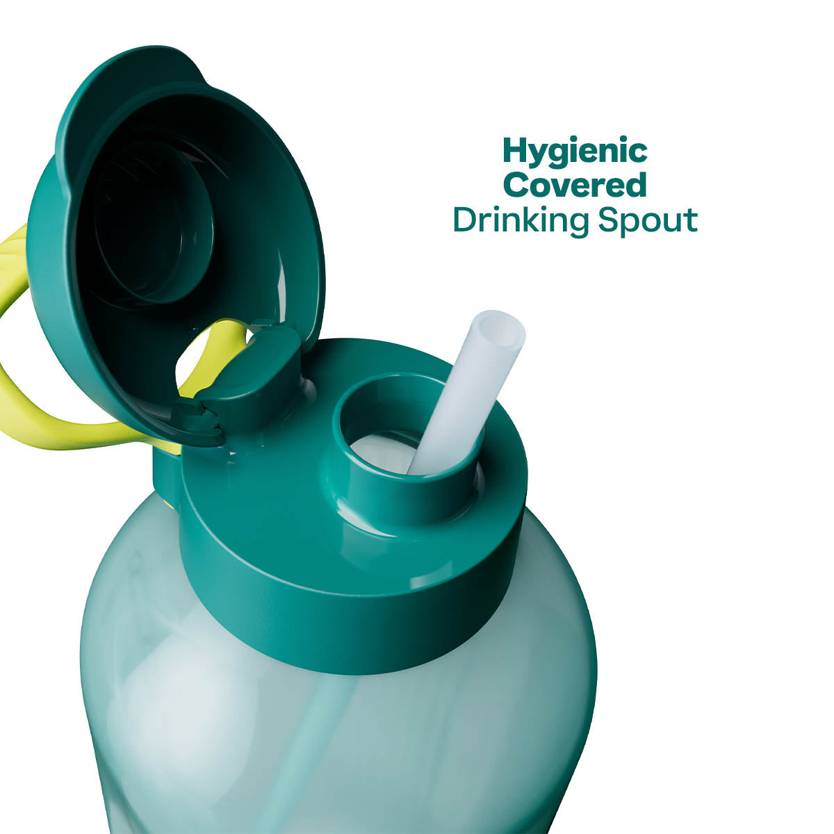 Tupperware? AquaVibe? Water Bottle | 67 oz. / 2 L (Green) - Image 5