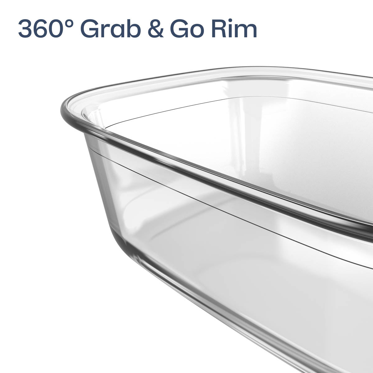 Tupperware Voila? Glass Food Storage Container | Rectangular Small - Image 8