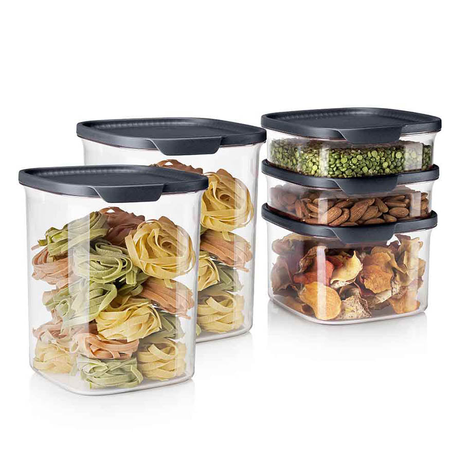 Tupperware? Ultra Clear Square | 5-piece Set