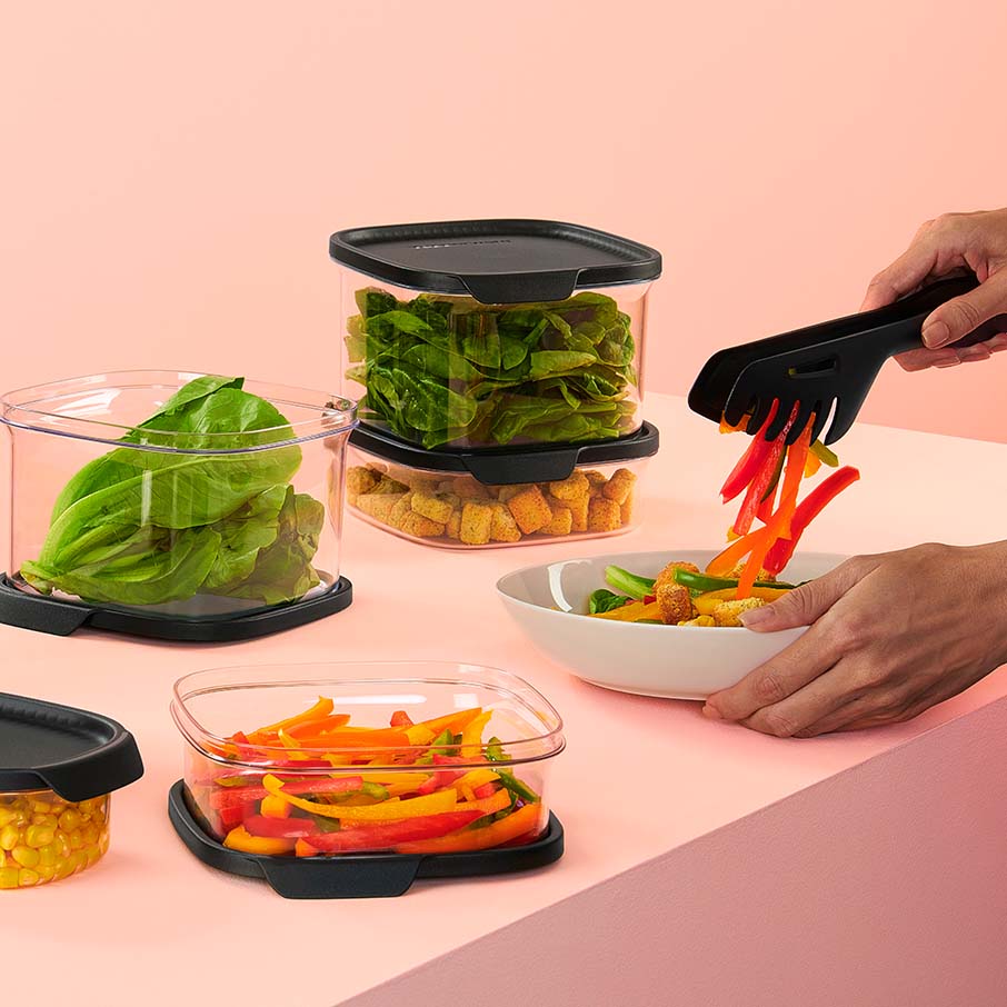 Tupperware? Ultra Clear Square | 5-piece Set - Image 4